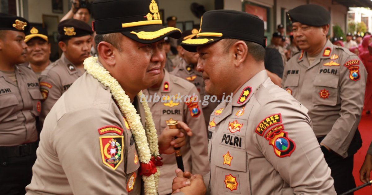 Kombes Agung Berpamitan, AKBP Allaidin Resmi Jabat Kapolres Tuban