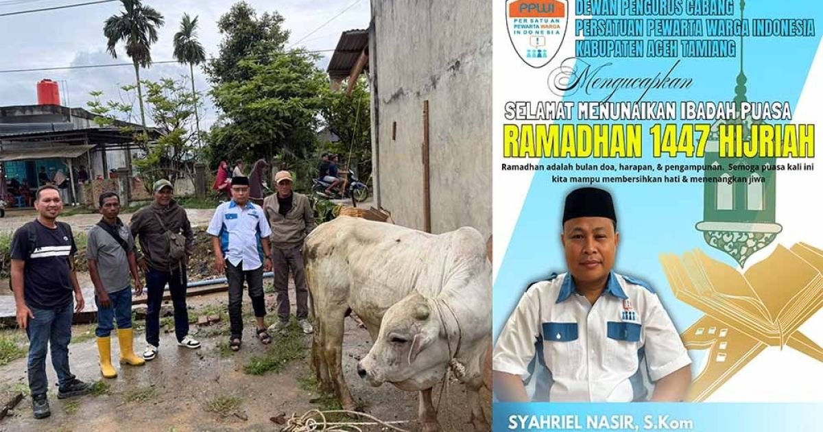 PPWI Aceh Tamiang Rayakan Tradisi Meugang dengan Berbagi untuk Insan Pers