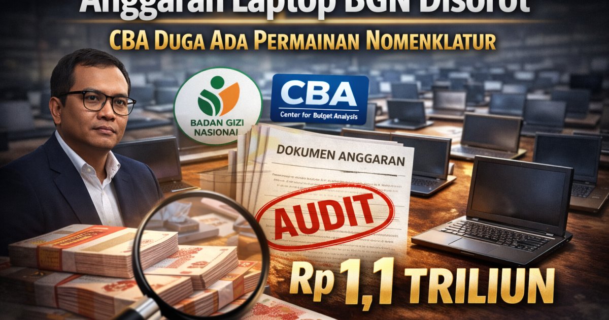 CBA Minta Audit Anggaran Laptop BGN, Soroti Potensi Penyimpangan