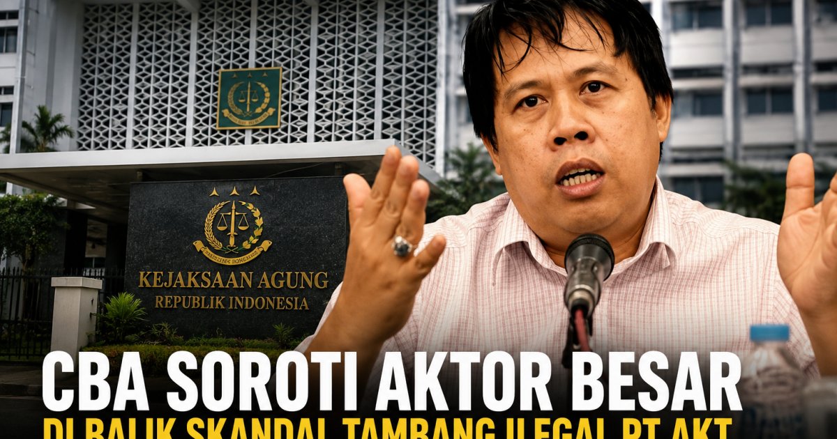 CBA Soroti “Pemain Besar” di Balik Skandal Tambang Ilegal PT AKT, Kejagung Diminta Bongkar Aktor Pelindung