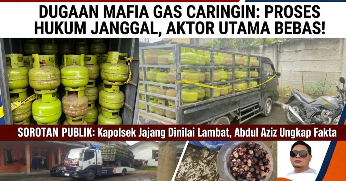 Polisi Dinilai Belum Berani Bidik Aktor Utama Mafia Gas di Caringin