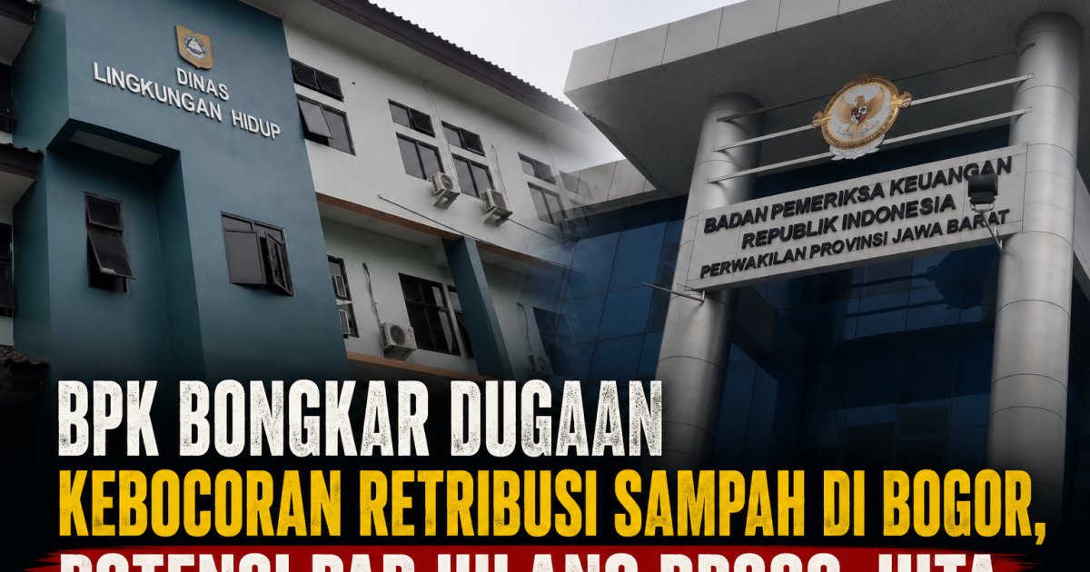 Audit BPK Bongkar Carut-Marut Data Retribusi Sampah di Bogor, Bak Sampah Dibongkar Usai Temuan Muncul