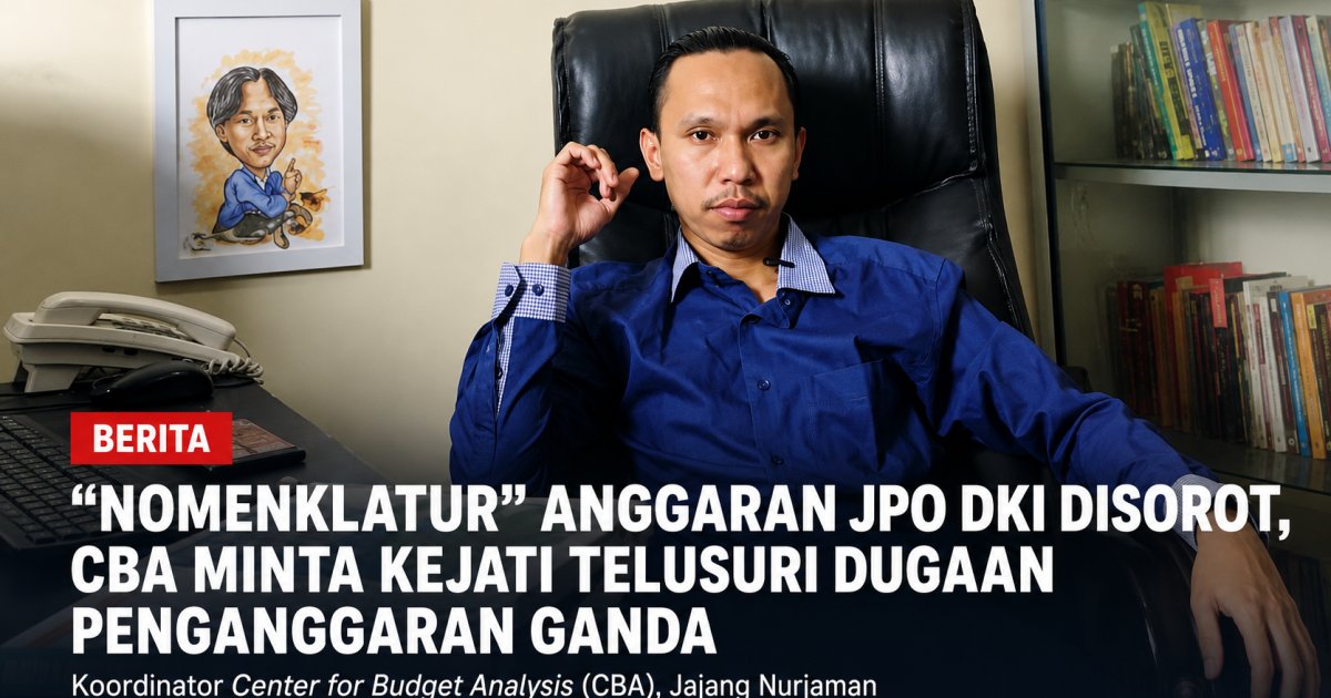 “Nomenklatur” Anggaran JPO DKI Disorot, CBA Minta Kejati Telusuri Dugaan Penganggaran Ganda