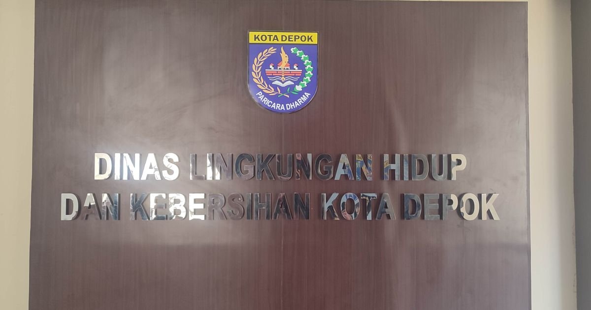 Kantor Dinas Lingkungan Hidup dan Kebersihan Kota Depok.